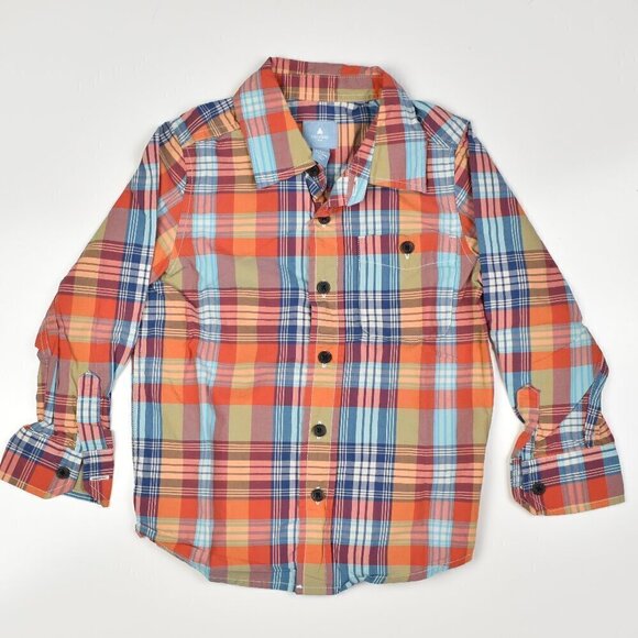 Toddler Boys Button Front Shirt BUNDLE 4t - Picture 5 of 8